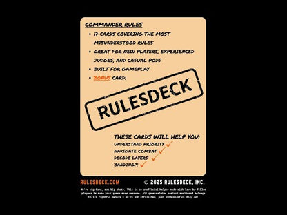 Commander RulesDeck